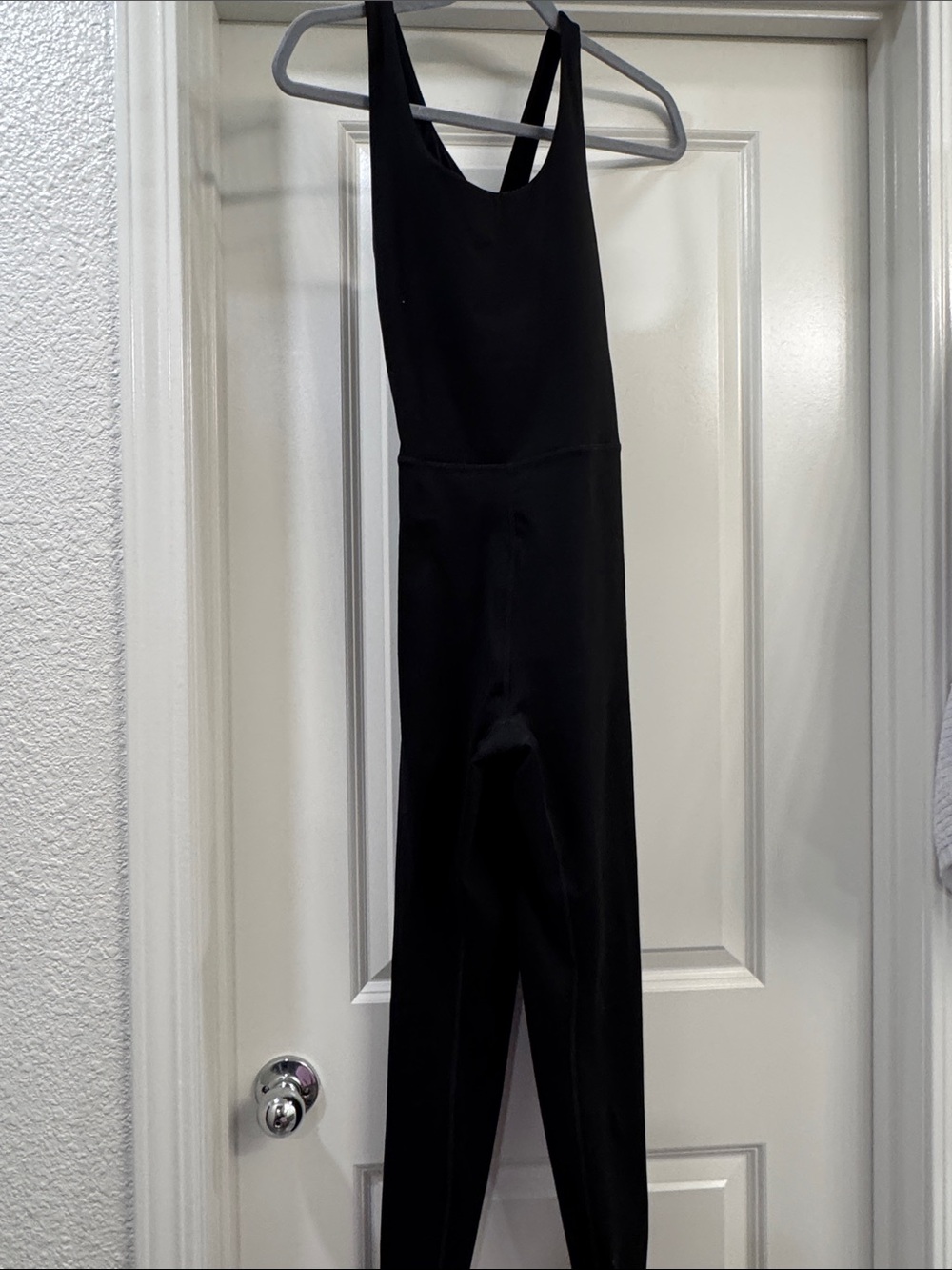 Fabletics Womens Black Stretch Jumpsuit